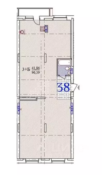 3-к кв. Ханты-Мансийский АО, Ханты-Мансийск ул. Гагарина, 120 (96.39 ... - Фото 1