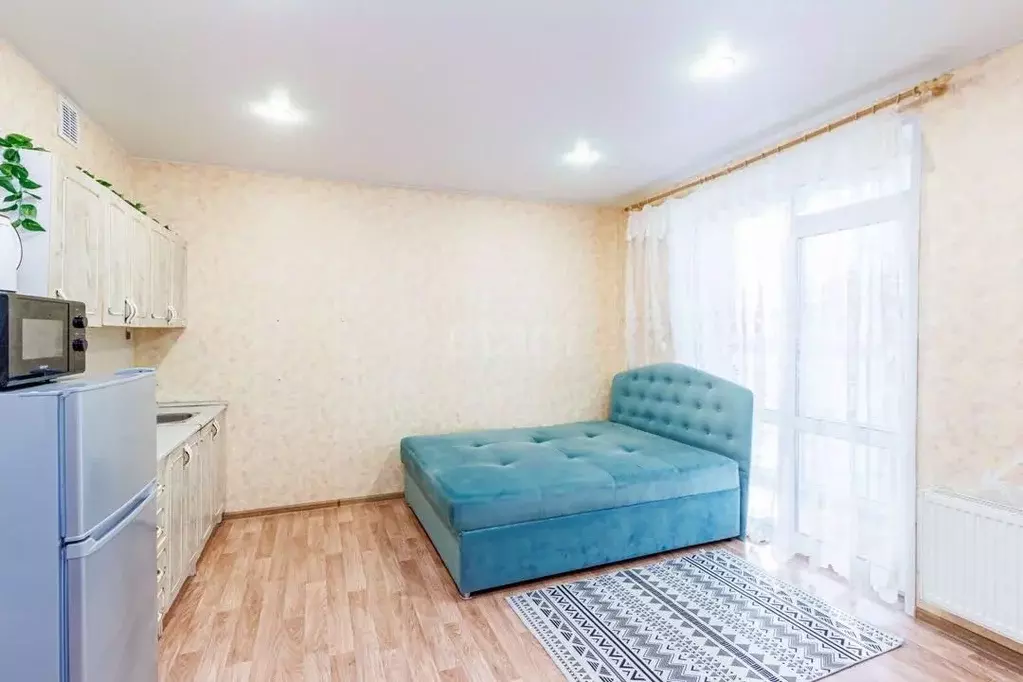 Студия Тюменская область, Тюмень ул. Андрея Бушуева, 2 (26.2 м) - Фото 2