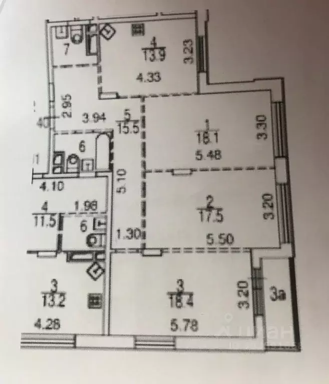 3-к кв. Москва Сосенское поселение, бул. Веласкеса, 3к2 (90.5 м) - Фото 0