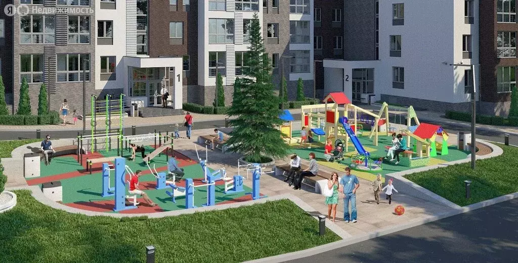 1-комнатная квартира: Рыбное, Крымская улица, 1В (31.7 м) - Фото 2