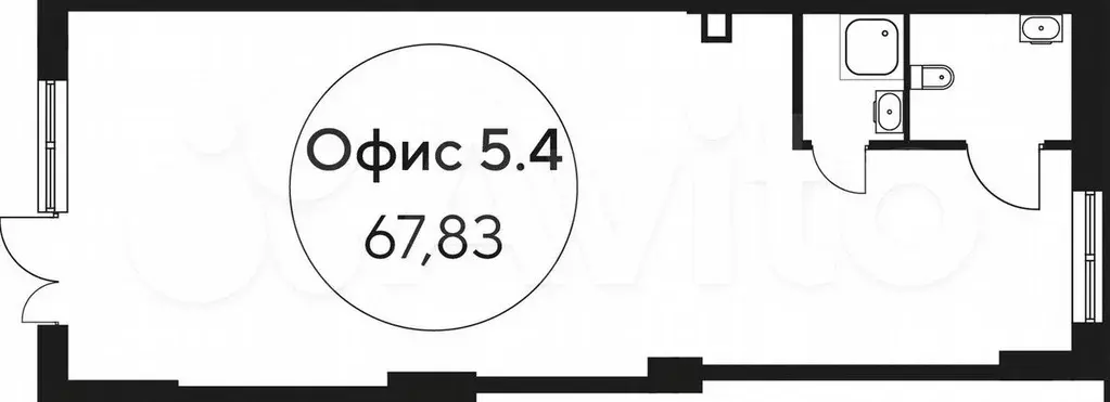 Свободного назначения, 67.83 м - Фото 0