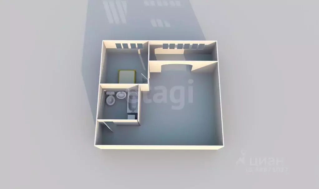 1-к кв. Сахалинская область, Южно-Сахалинск Горная ул., 8/9 (50.0 м) - Фото 2