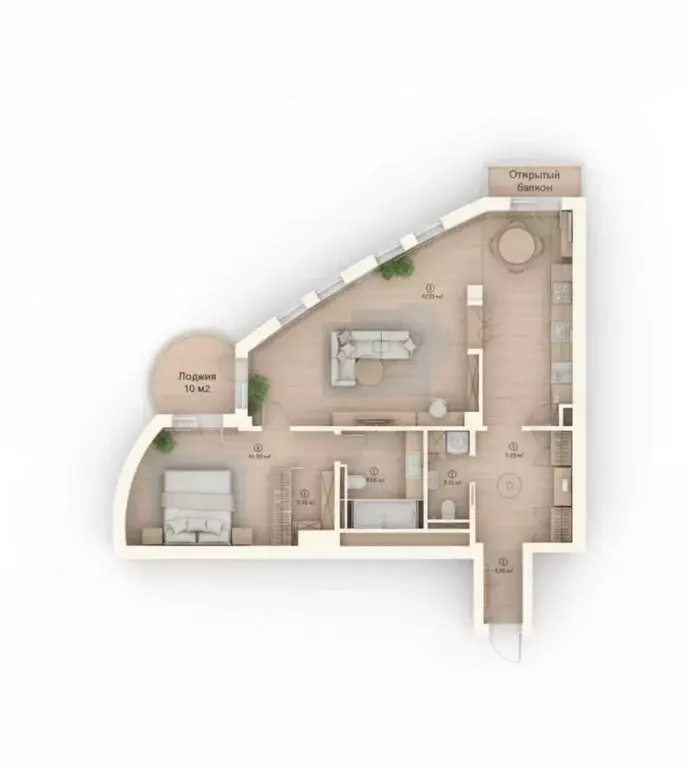 2-к кв. Москва Старопименовский пер., 10 (95.0 м) - Фото 1