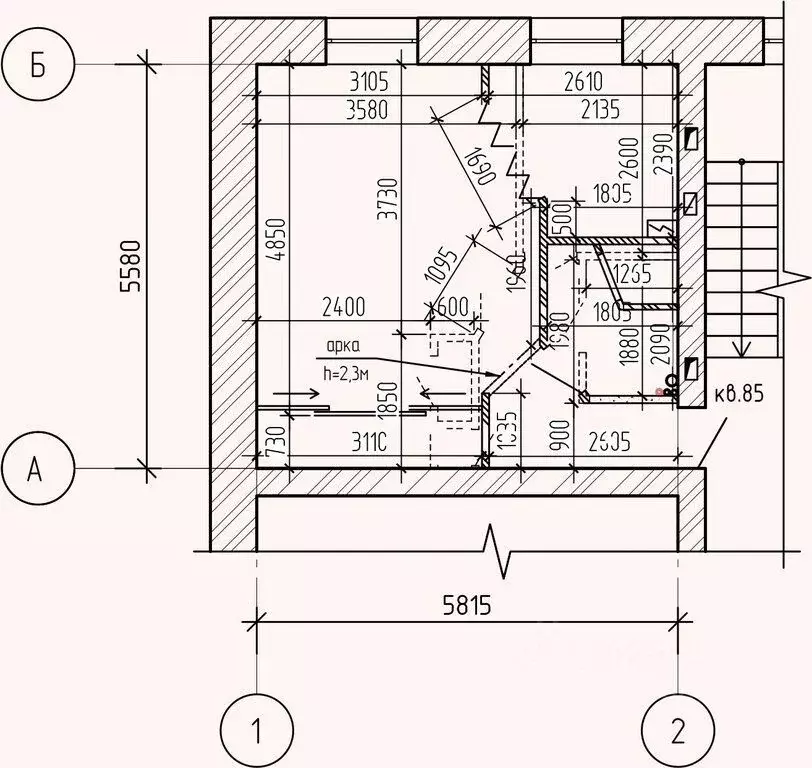 1-к кв. Санкт-Петербург ул. Зины Портновой, 1/3 (31.2 м) - Фото 2