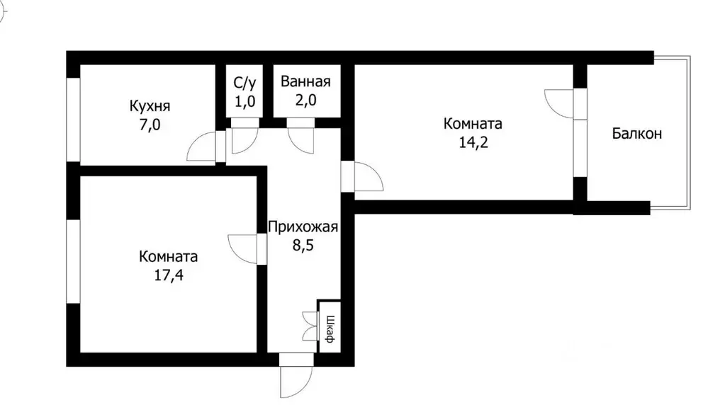 2-к кв. Краснодарский край, Краснодар Фестивальный мкр, ул. Имени ... - Фото 0