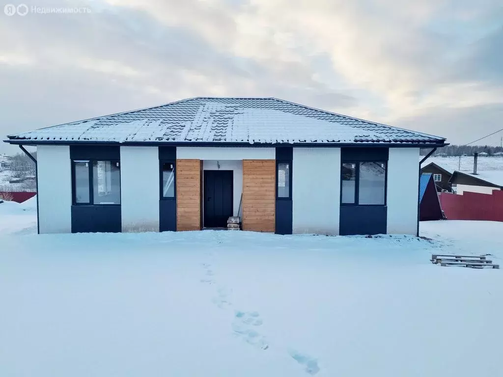 Дом в Емельяновский район, Элитовский сельсовет, ДНТ Заречье (110 м) - Фото 1