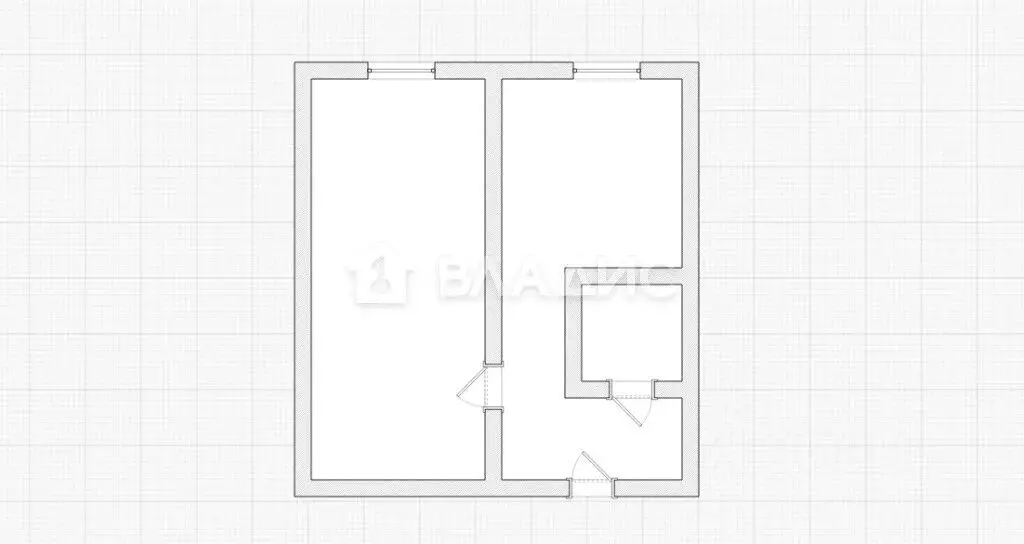 1-к кв. Пензенская область, Пенза ул. Ворошилова, 14 (32.6 м) - Фото 2