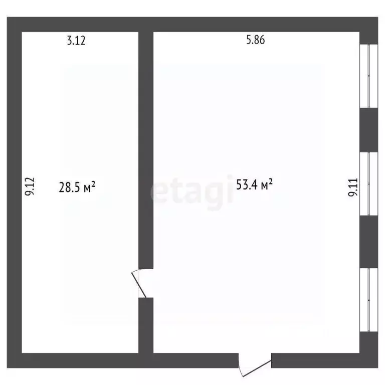 Торговая площадь в Тюменская область, Тюмень Холодильная ул., 138 (82 ... - Фото 2