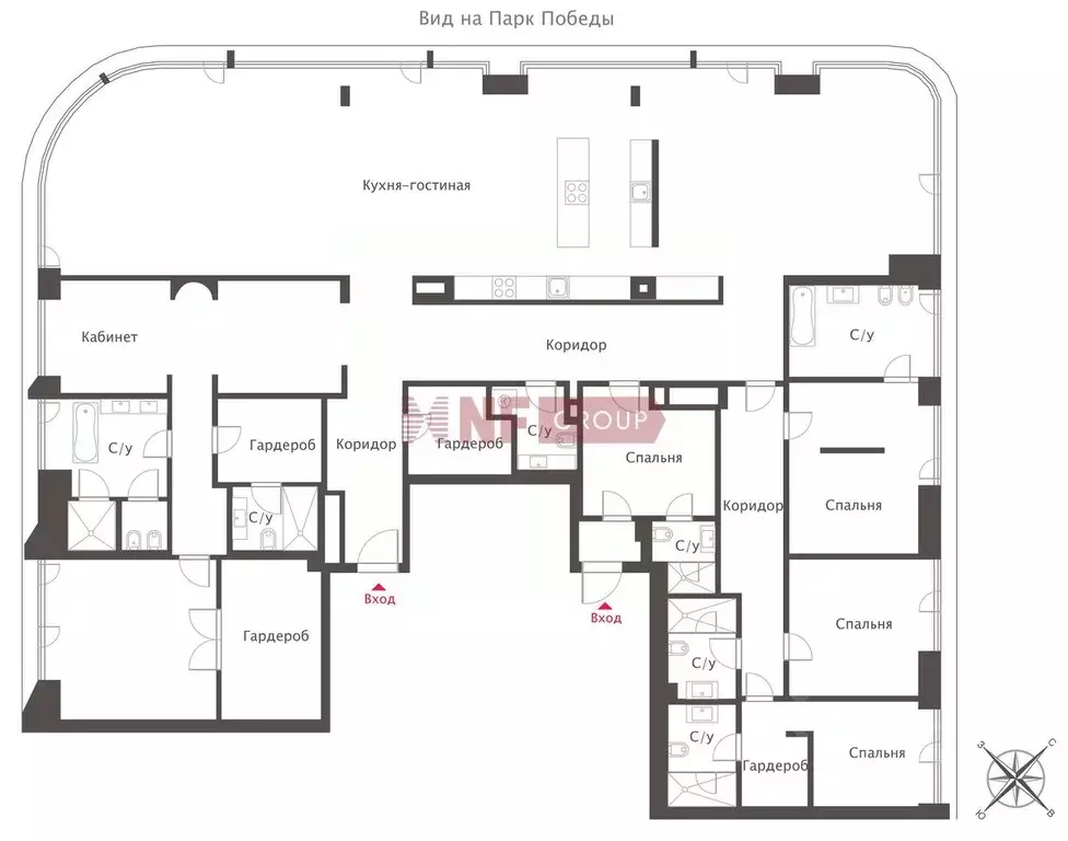 6-к кв. Москва ул. Братьев Фонченко, 1к2 (412.5 м) - Фото 2