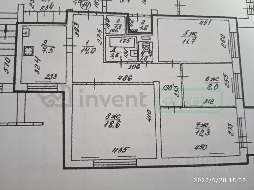 4-к кв. Калининградская область, Калининград ул. Гайдара, 125 (76.8 м) - Фото 1