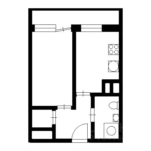 1-к кв. Санкт-Петербург просп. Александровской фермы, 8 (36.0 м) - Фото 2