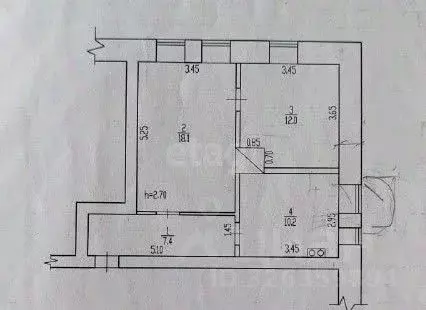 2-к кв. Брянская область, Рогнедино рп ул. Горького, 15 (49.0 м) - Фото 2