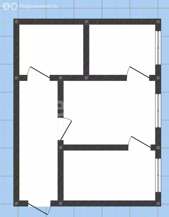 2-комнатная квартира: Казань, улица Космонавтов, 11 (54.1 м) - Фото 1