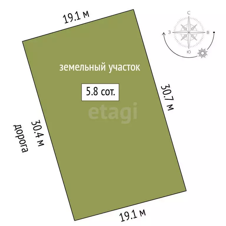 Участок в Тюмень, СНТ Ручеёк, Рябиновая улица (11.69 м) - Фото 0
