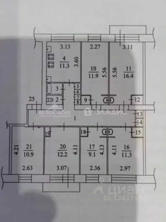 Комната Архангельская область, Северодвинск Индустриальная ул., 75 ... - Фото 1