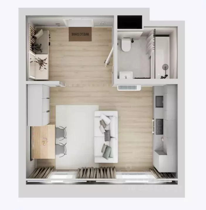 Студия Московская область, Люберцы Зенино ЖК Самолет мкр, проезд ... - Фото 1