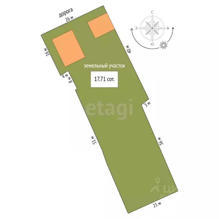 Дом в Крым, Черноморский район, Далековское с/пос, с. Владимировка ул. ... - Фото 2