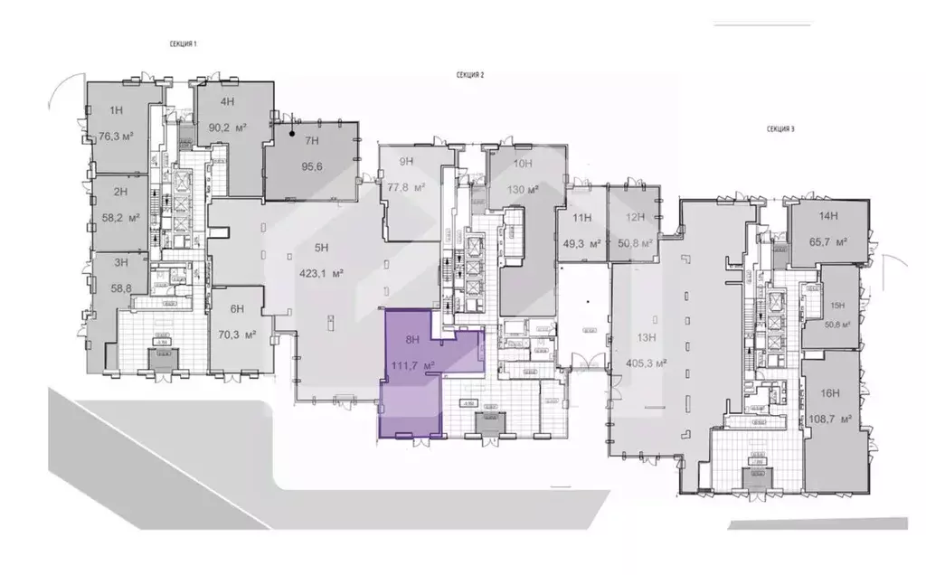 Торговая площадь в Москва Волгоградский просп., 32/5к4 (112 м) - Фото 2