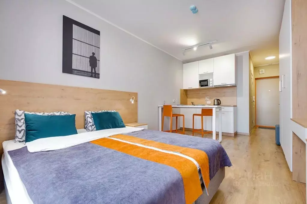 Студия Санкт-Петербург ул. Хошимина, 16А (30.0 м) - Фото 0