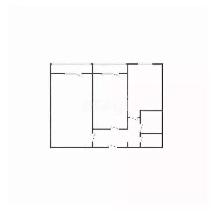 2-к кв. Курская область, Курск ул. Энгельса, 115/5 (65.93 м) - Фото 2
