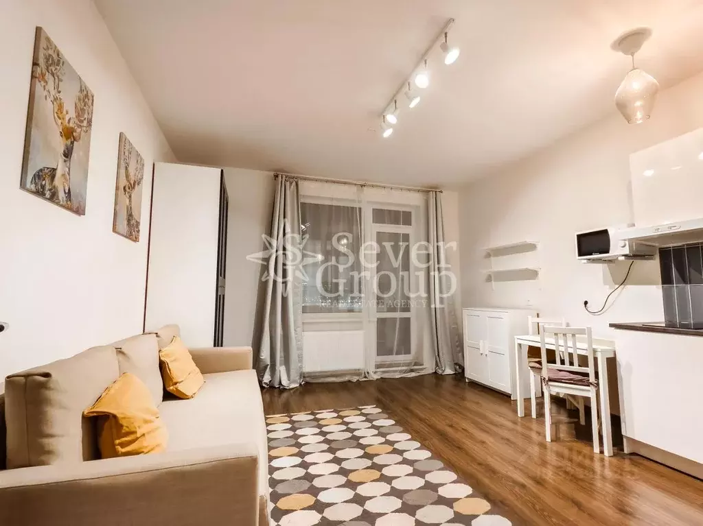 Студия Санкт-Петербург Кузнецовская ул., 58к1 (26.4 м) - Фото 2