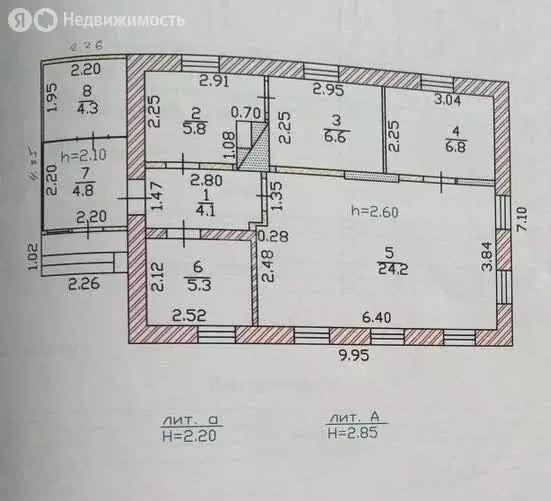 Дом в Абакан, улица Толстого (61.9 м) - Фото 1