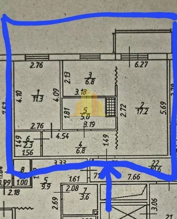 2-к кв. Санкт-Петербург Аптекарский просп., 18 (50.0 м) - Фото 2