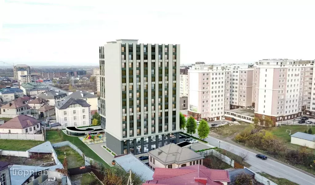 1-комнатная квартира: Нальчик, улица Атажукина, 19 (51.47 м) - Фото 2