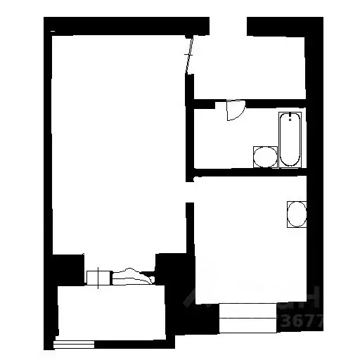 1-к кв. Башкортостан, Уфа ул. Шмидта, 162 (36.2 м) - Фото 2