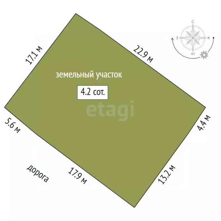 Участок в Тюменская область, Тюменский муниципальный округ, Дружба СНТ ... - Фото 1