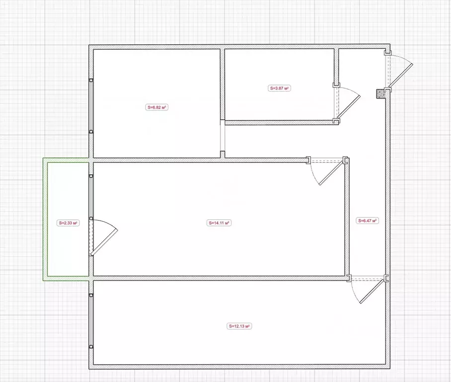 2-к кв. Севастополь ул. Маршала Геловани, 24 (45.7 м) - Фото 2