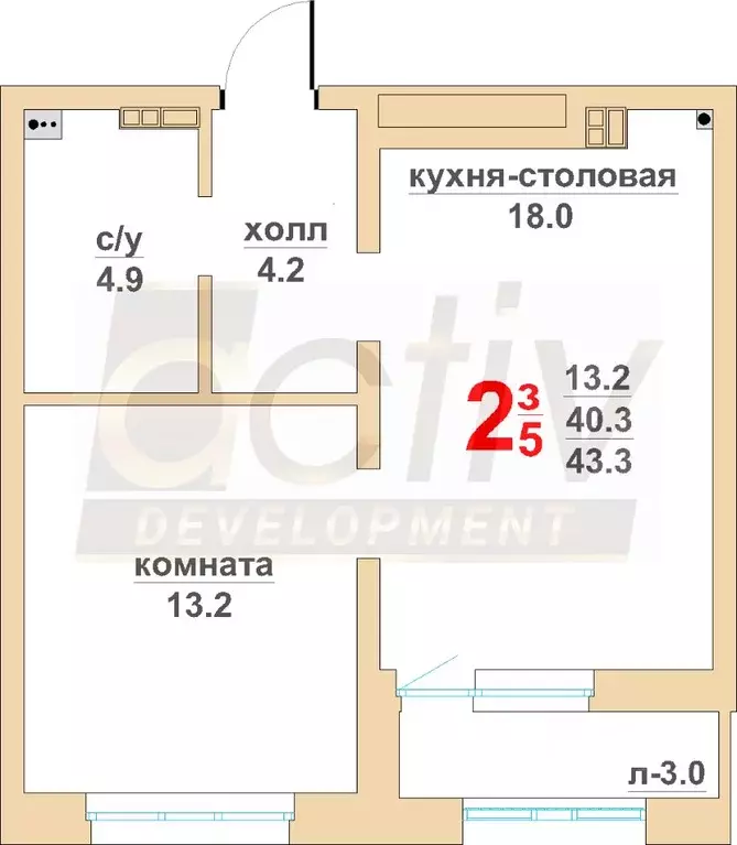 1-к кв. Свердловская область, Екатеринбург Вторчермет жилрайон,  (43.3 ... - Фото 0