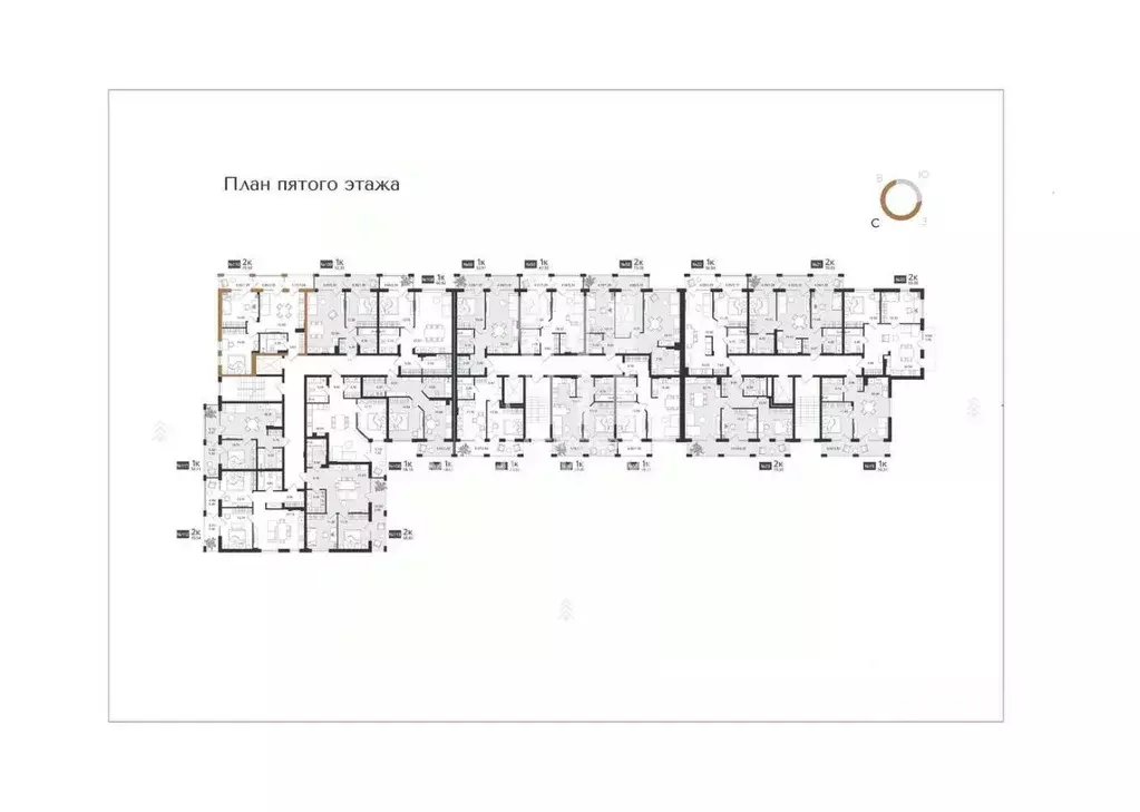 2-к кв. Калининградская область, Светлогорск Новая ул., 108-114 (70.68 ... - Фото 1