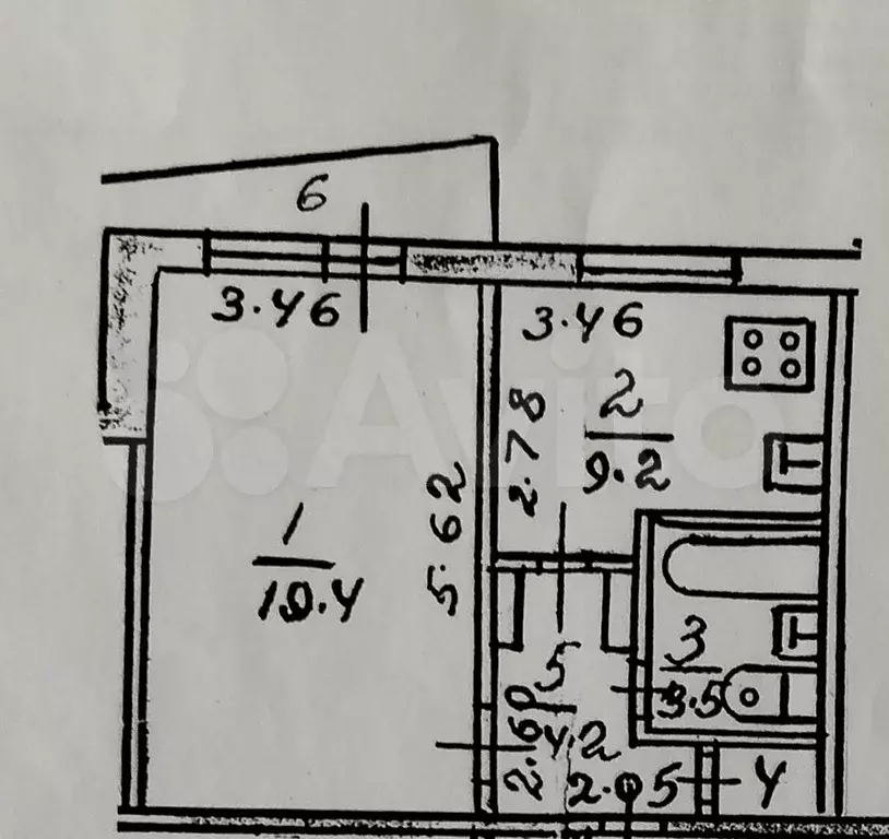 1-к. квартира, 37,5 м, 1/9 эт. - Фото 0