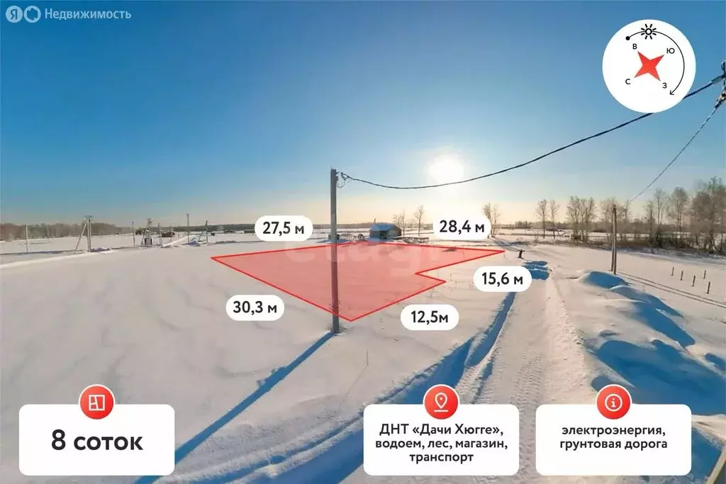 Участок в Тюменский муниципальный округ, ДНТ Дачи Хюгге (8 м) - Фото 2