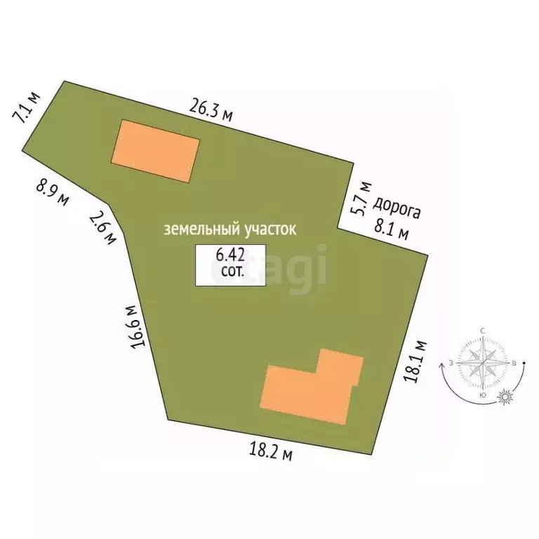 Дом в Московская область, Подольск Колос СНТ,  (37 м) - Фото 2