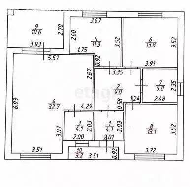 Дом в село Пушкарное, Степная улица (100 м) - Фото 1