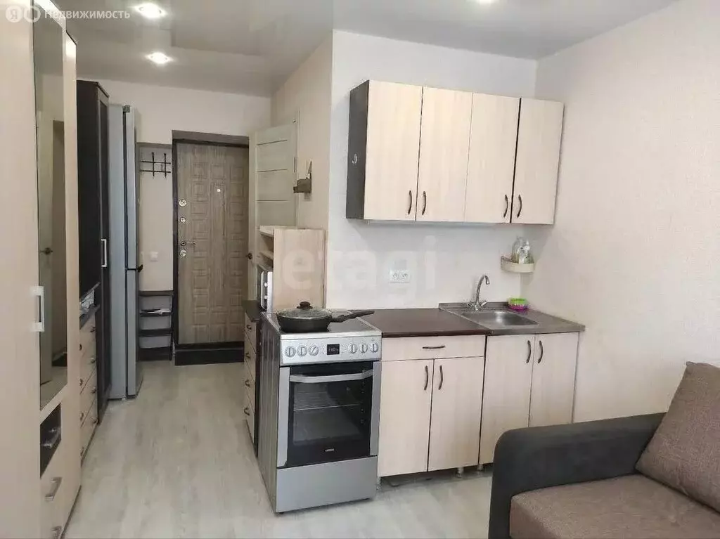 Квартира-студия: Красноярск, Аэровокзальная улица, 8Ж (16.8 м) - Фото 2