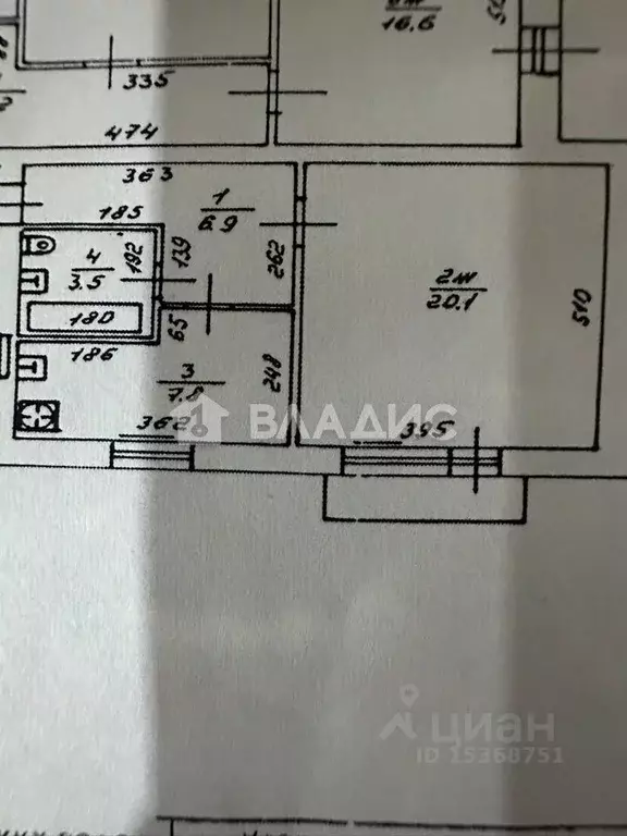 1-к кв. Калининградская область, Гурьевский муниципальный округ, пос. ... - Фото 2