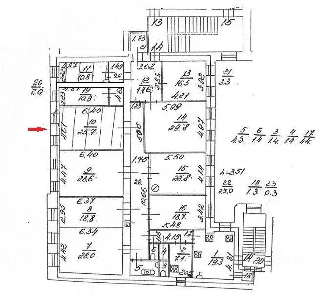 Комната Санкт-Петербург Большая Московская ул., 4 (25.7 м) - Фото 0