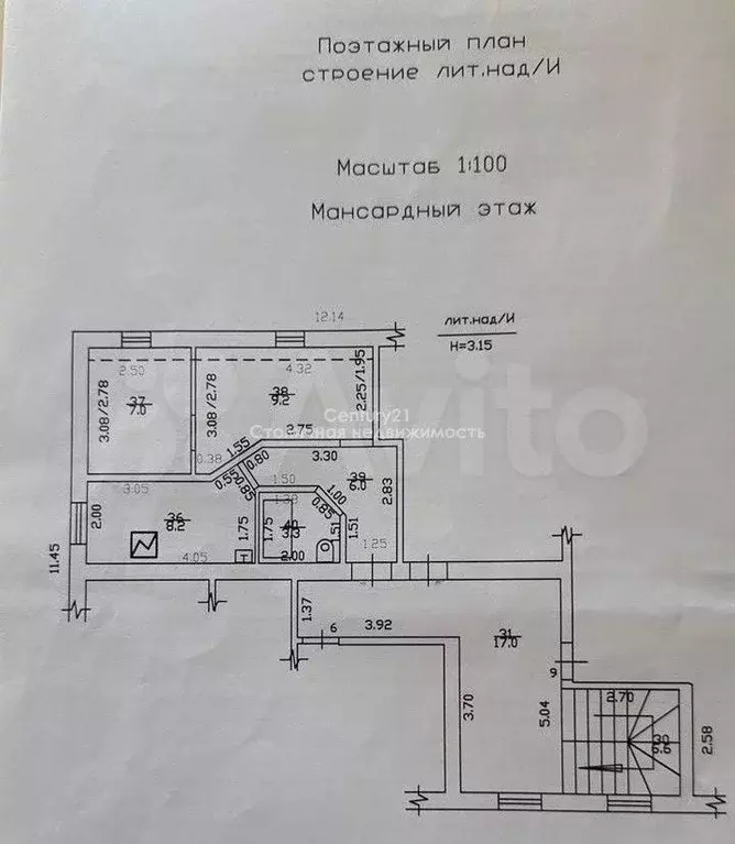 1-к. квартира, 33,7 м, 3/3 эт. - Фото 0