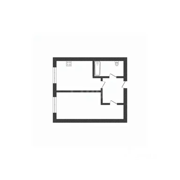 1-к кв. Смоленская область, Смоленск ул. 2-я Краснинская, 7 (37.5 м) - Фото 2