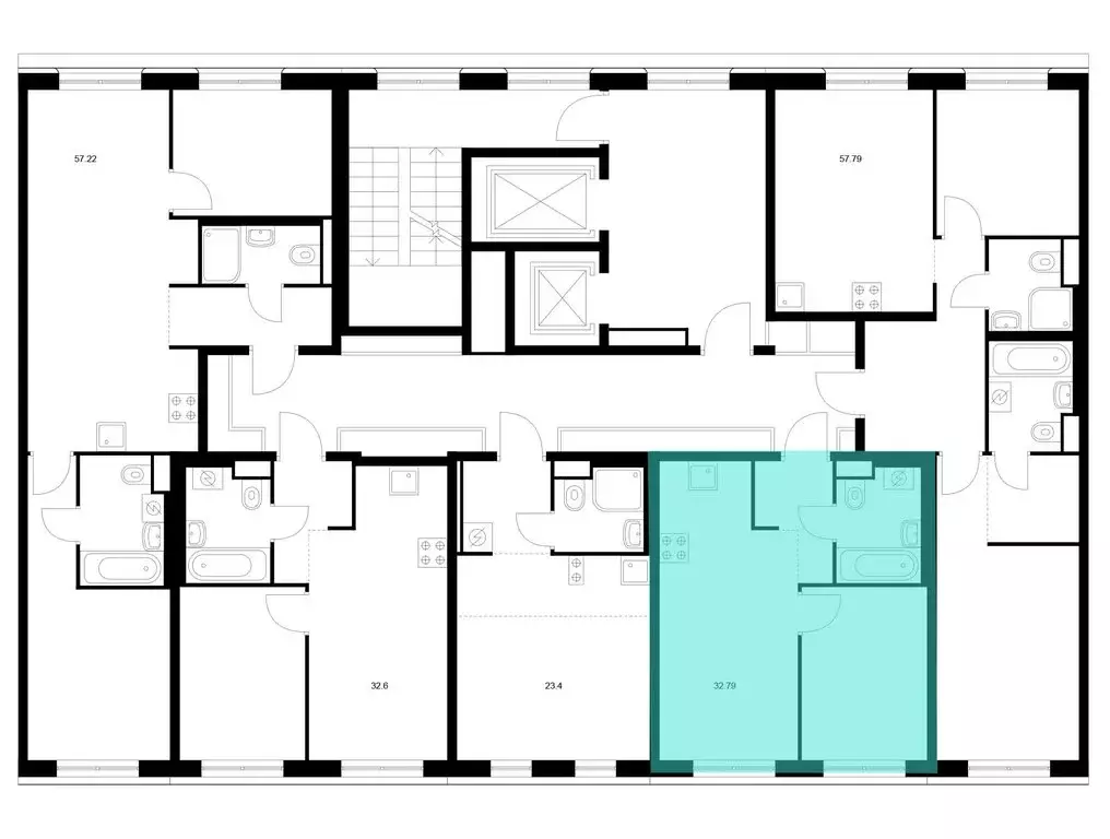 1-комнатная квартира: Улан-Удэ, Советская улица, 6/2 (32.79 м) - Фото 1