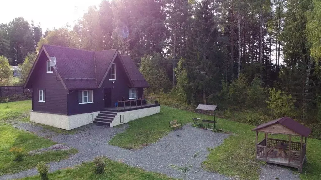 Дом в Карелия, Лахденпохский муниципальный округ, пос. Ласанен ул. ... - Фото 1