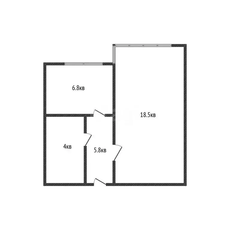1-комнатная квартира: Махачкала, Маковая улица, 2к5 (35 м) - Фото 1