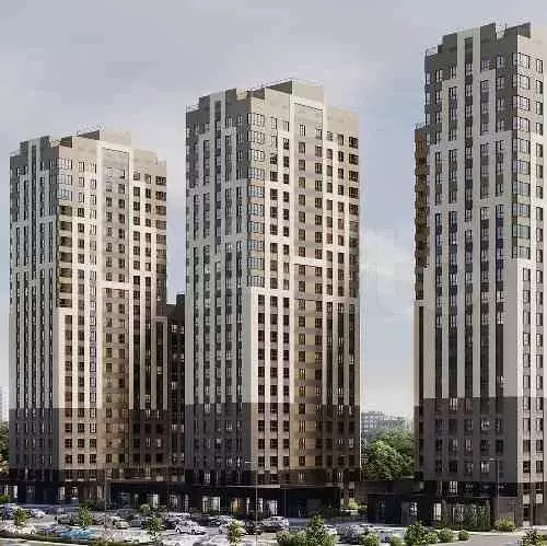 1-к. квартира, 34,6 м, 3/22 эт. - Фото 1