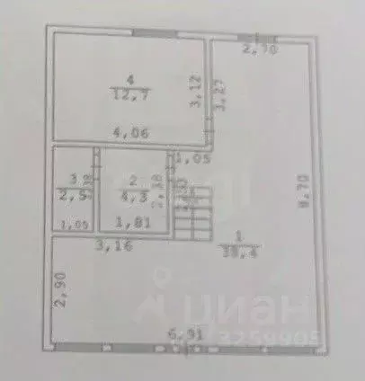 Дом в Липецкая область, Липецк Металлург-4 СНТ, 18/2 (95 м) - Фото 2