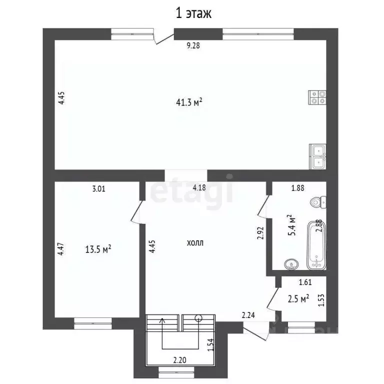 Дом в Тюменская область, Тюмень Быкова мкр, ул. Тихих Зорь (130 м) - Фото 2