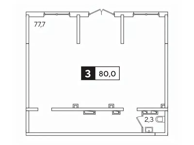 Офис в Краснодарский край, Краснодар ул. Анны Ахматовой, 6/1 (81 м) - Фото 1
