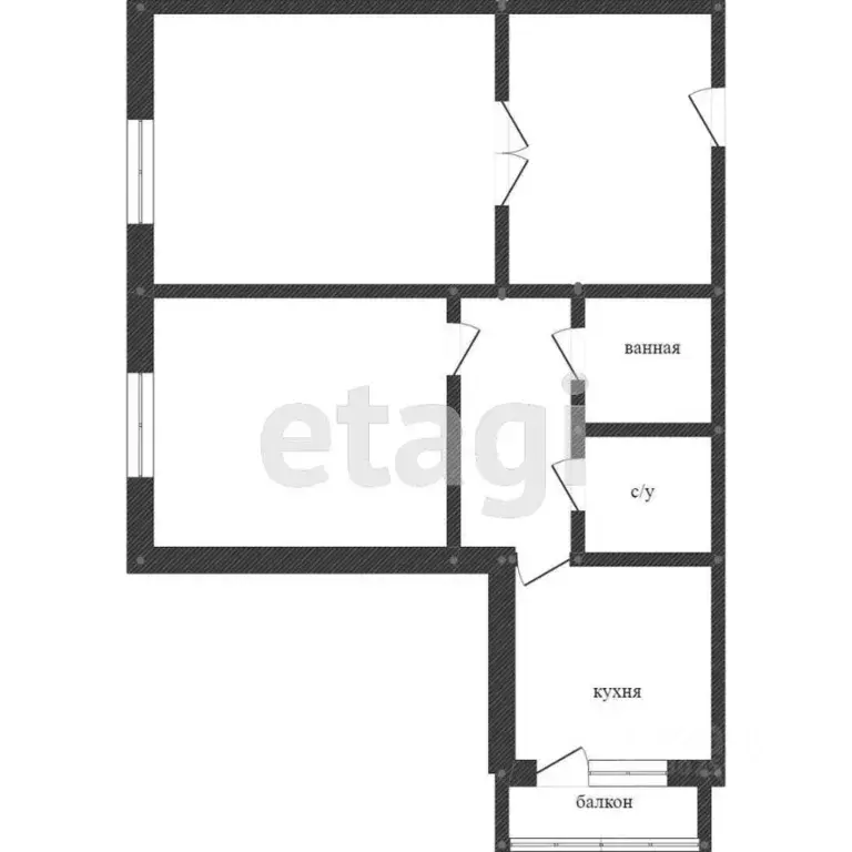 2-к кв. Ярославская область, Ярославский муниципальный округ, д. ... - Фото 2